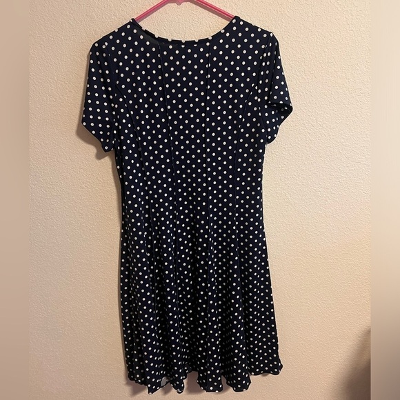 Blue and White Polka Dot Sami & Jo Dress Size 1X - Picture 8 of 9